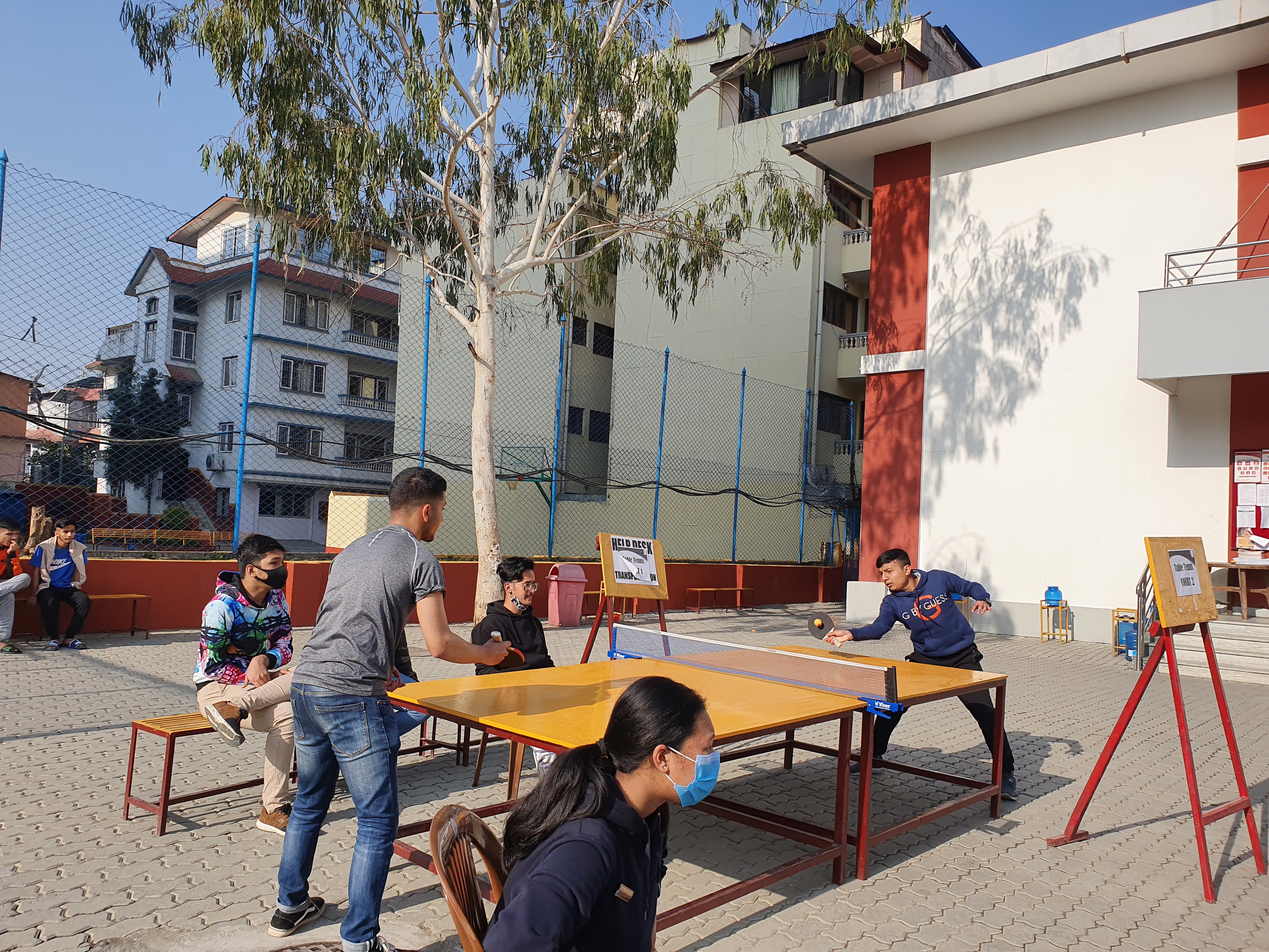 Intra-College Table Tennis Competition